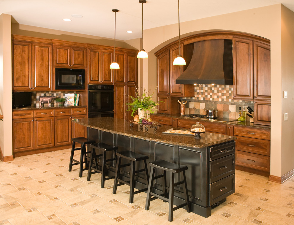 Custom Arch Cabinets - Traditional - Kitchen - Minneapolis - by Cherry ...