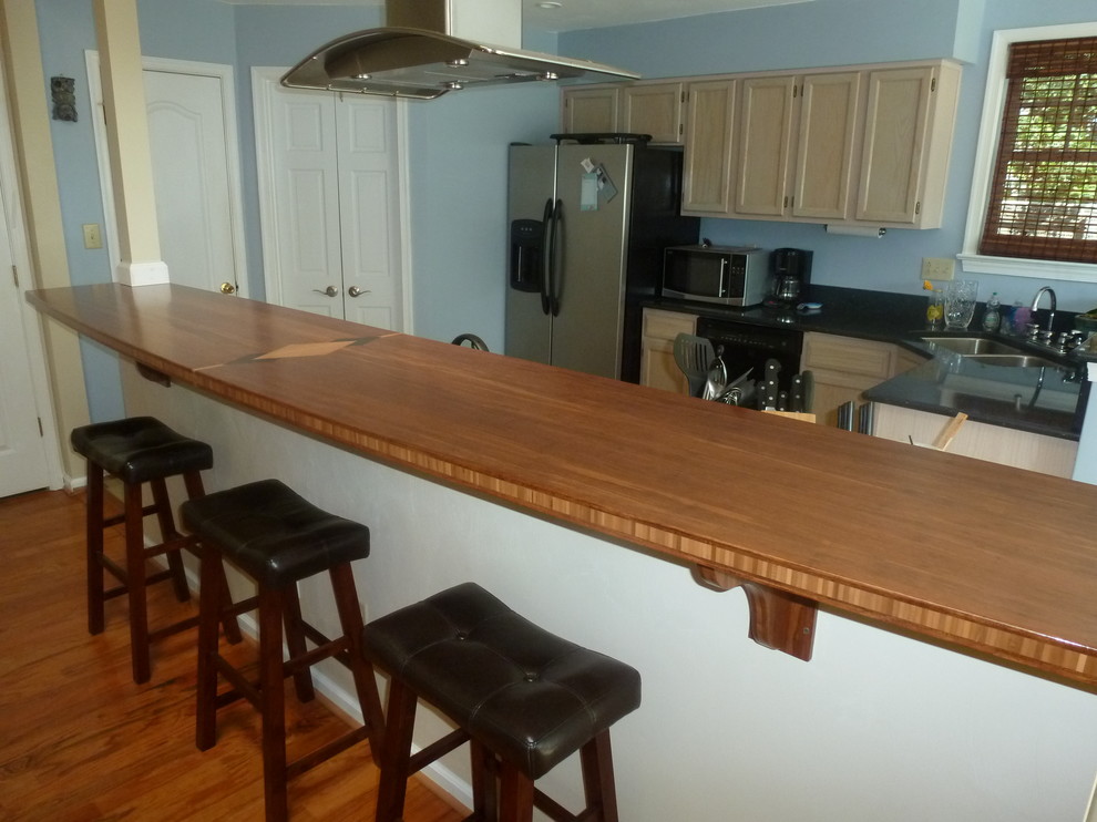 Custom bamboo wood countertop Kitchen Other by The Southside Houzz