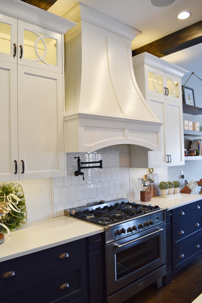 Custom Transitional Kitchen Louisville by Vittitow