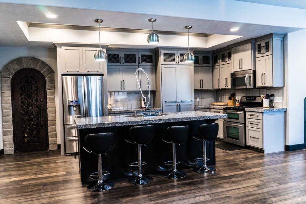 Custom Craftsman Estate Contemporary Kitchen Salt Lake City by