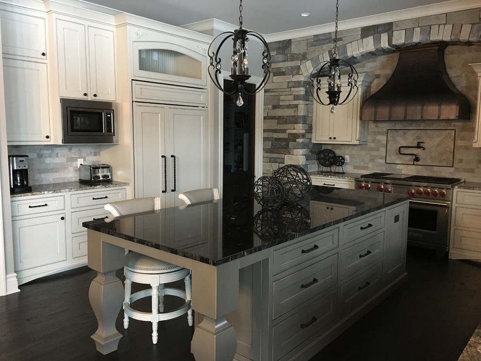 Custom Design and Build 4600 sq. ft. Ranch Rustic Kitchen Detroit