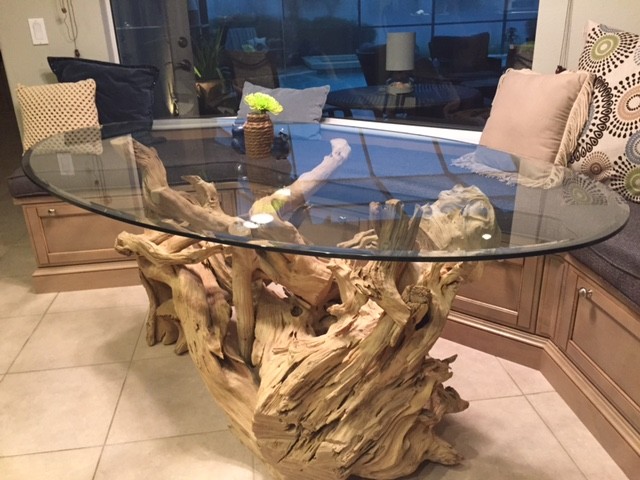 Driftwood Dining Table Houzz, Driftwood Dining Room Table Base