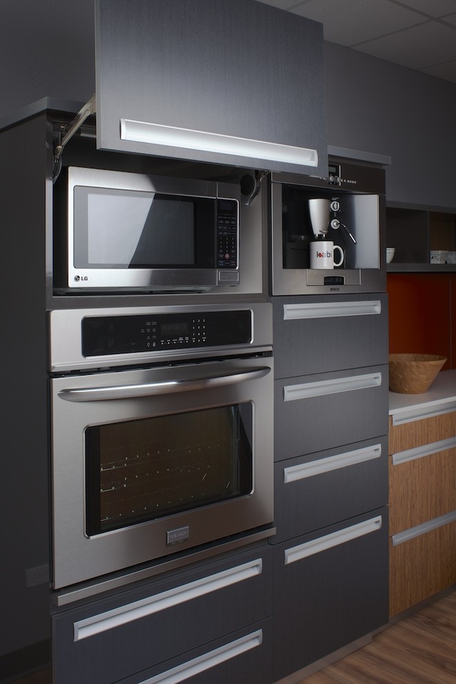 Custom Features Contemporary Kitchen Denver by kabi kitchen and