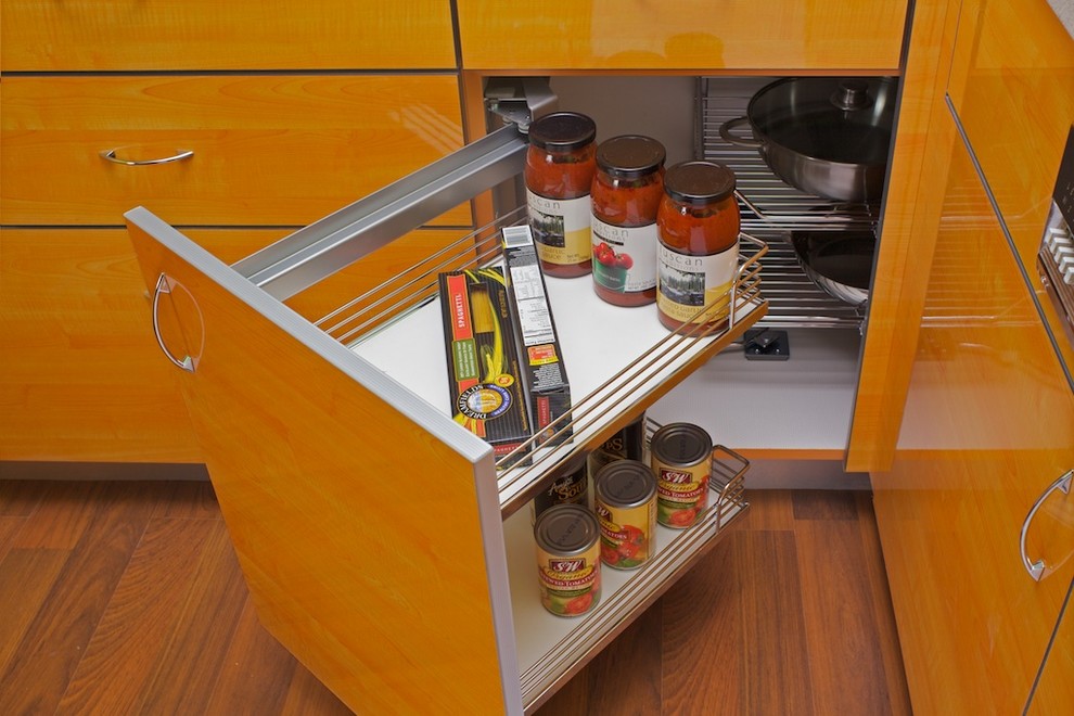 Custom Features Contemporary Kitchen Denver by kabi kitchen and