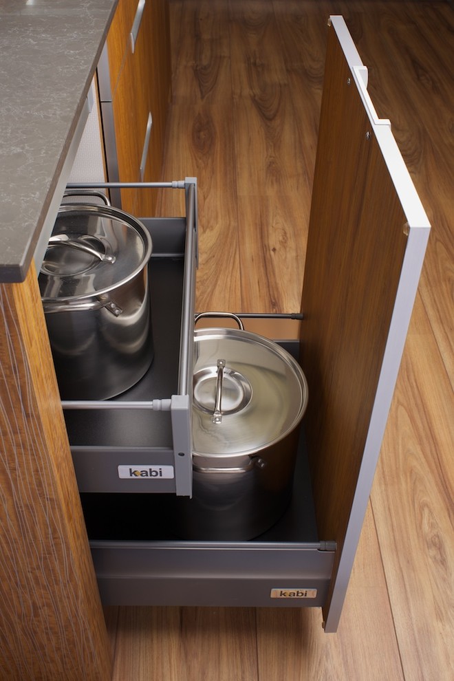 Custom Features Contemporary Kitchen Denver by kabi kitchen and