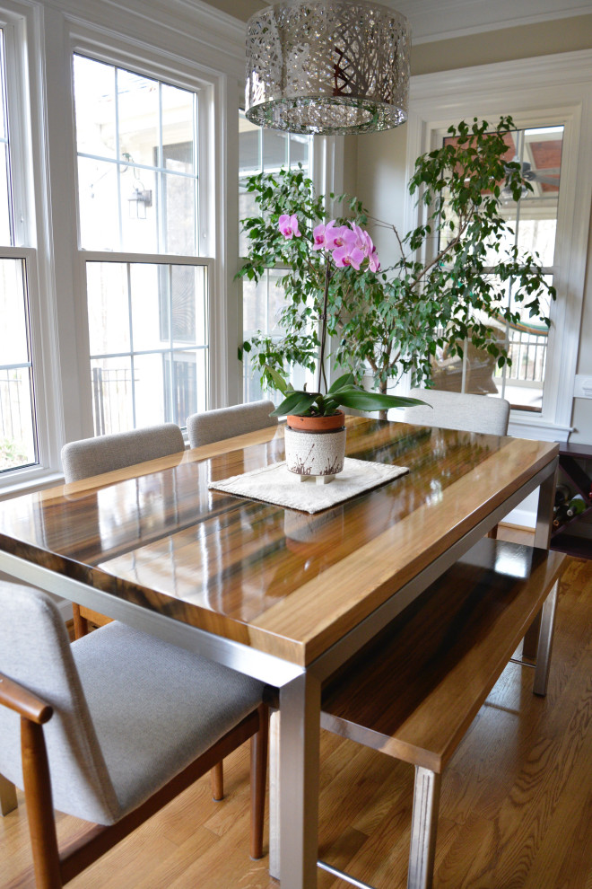 Custom kitchen tables Contemporary Dining Room Raleigh by ASF