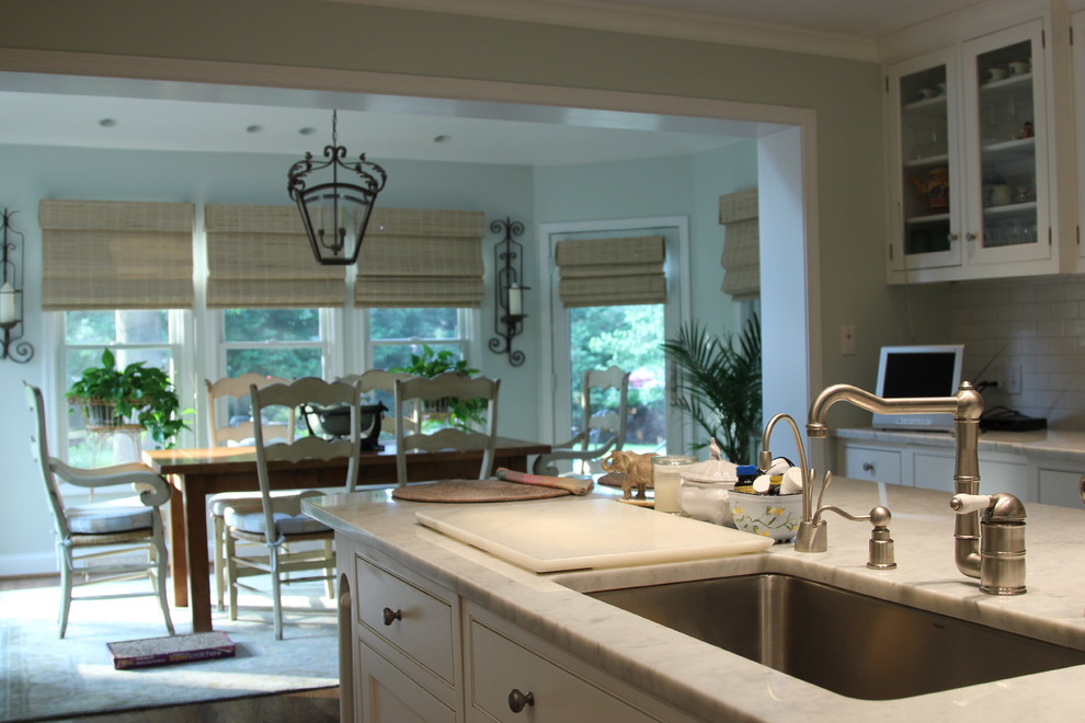 Custom Kitchen with Bumpout Addition Traditional Kitchen DC