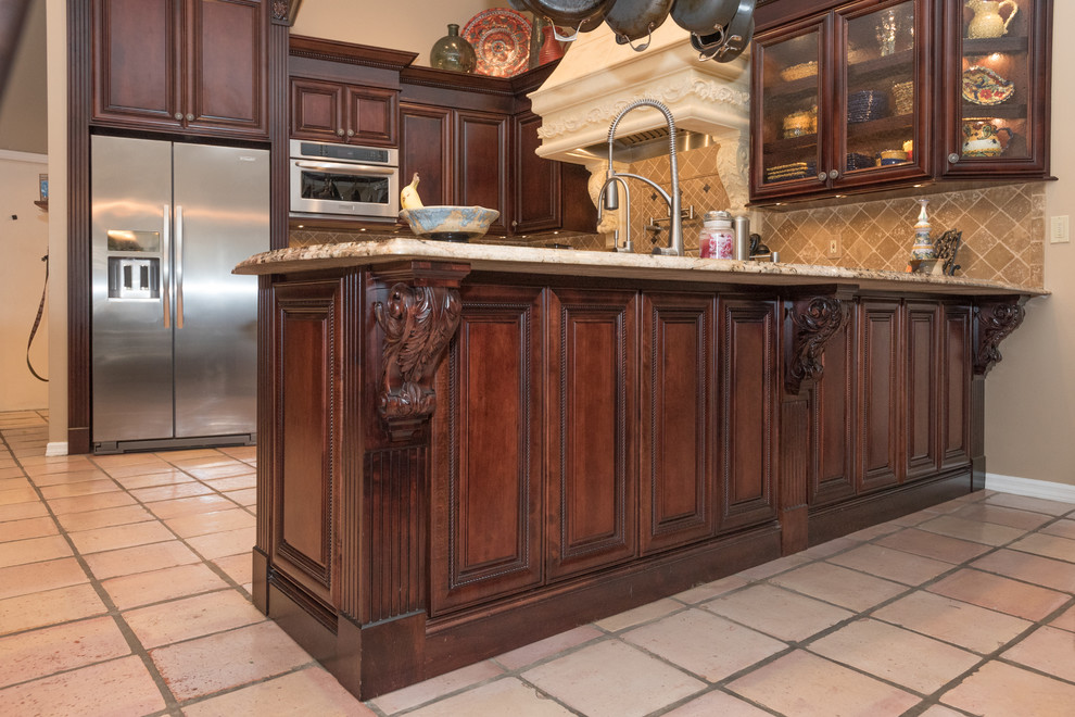 Custom Maple Cappuccino Cabinets - Craftsman - Kitchen ...