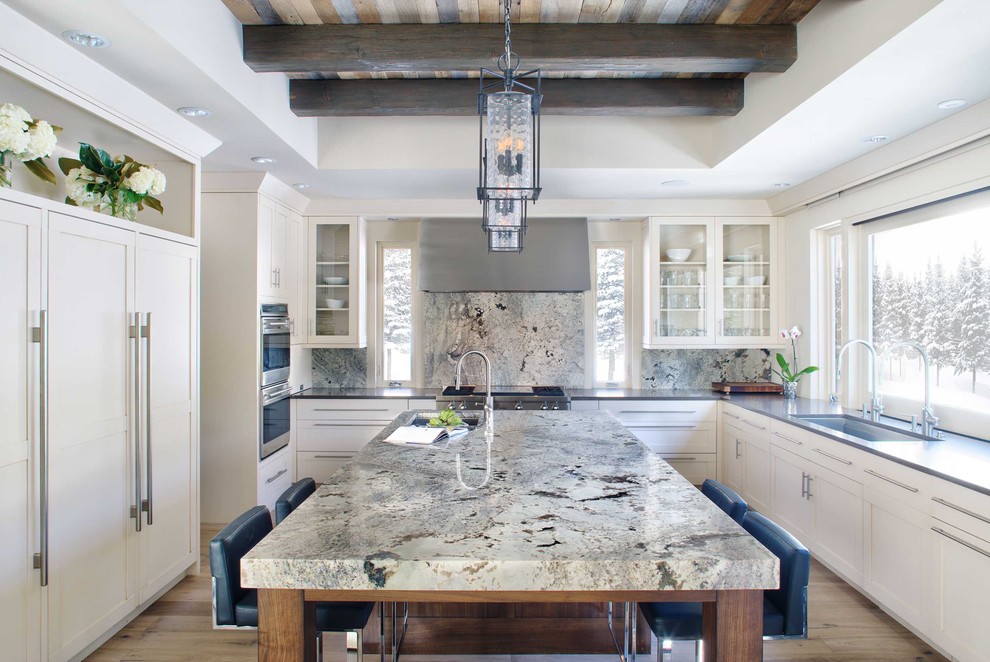 Custom Mountain Modern - Professional Kitchen - Transitional - Kitchen ...
