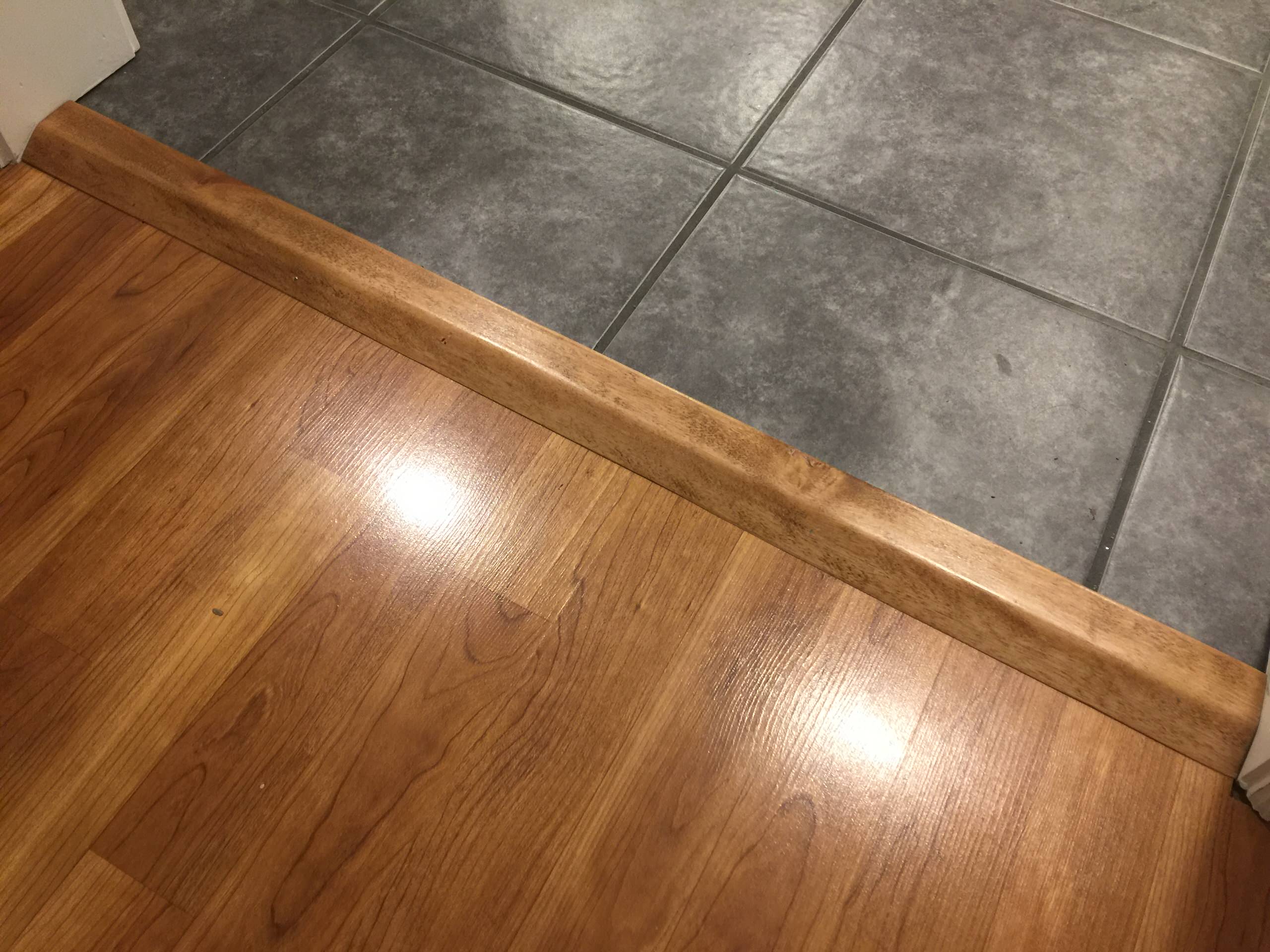 Custom Transition Strips Before And After Farmhouse Kitchen Indianapolis By Jones Services Houzz