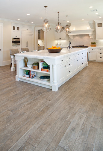 Custom White Oak Hardwood Floors, Hardwood Floor Kitchen Ideas