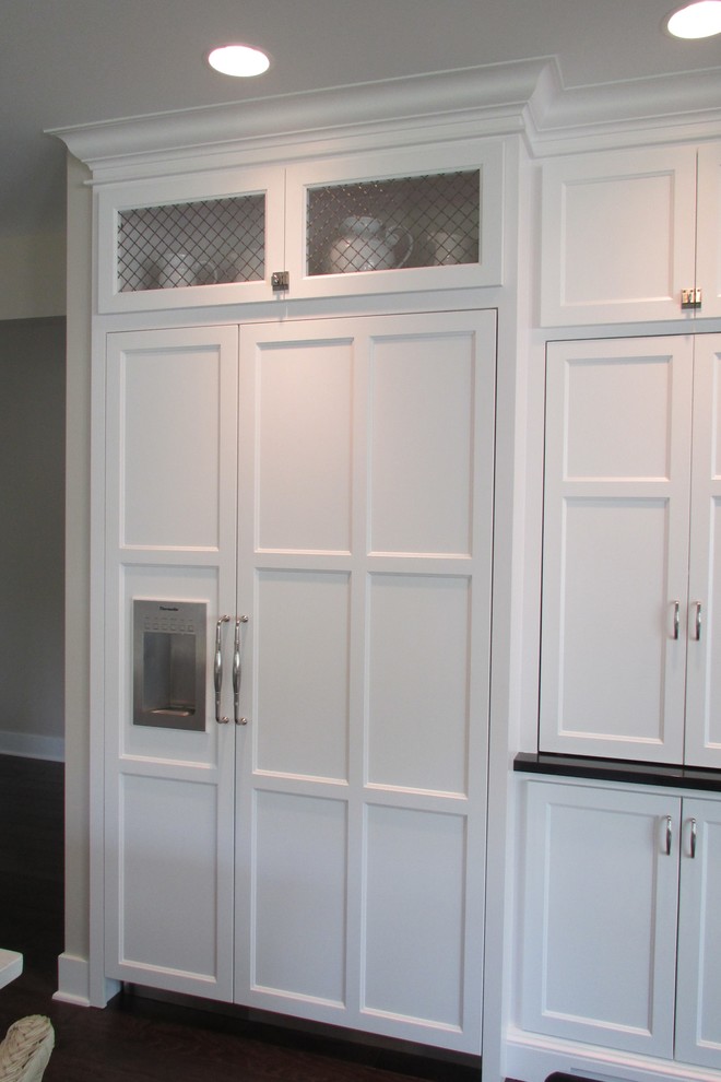 Custom Wire Mesh Grillework created for Kitchen Transitional