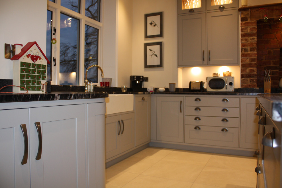 Design ideas for a classic kitchen in West Midlands.