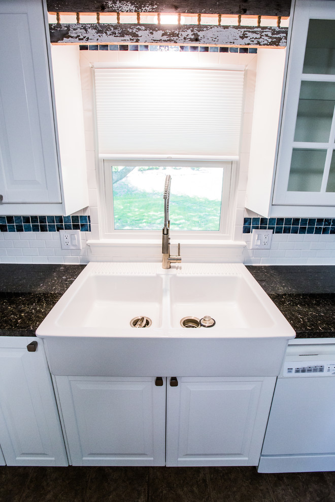 Customized Kitchen, Hand Rail, and Barnwood Entrence Farmhouse