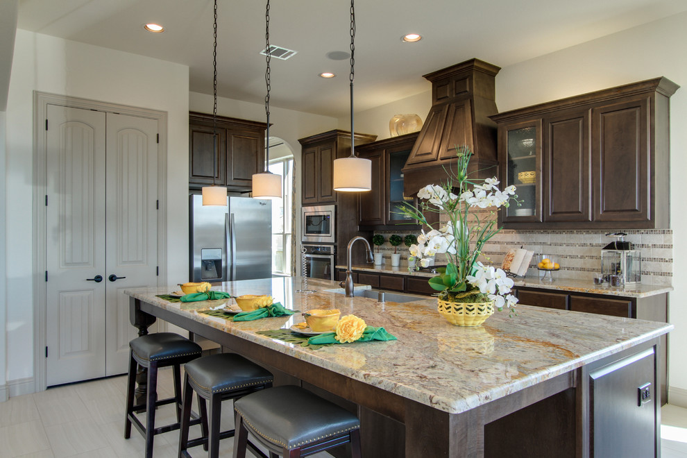 Dallas, Texas | Trinity Falls - Classic Stanford Kitchen ...