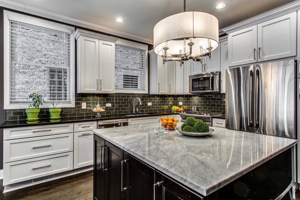 Damen Remodel - Contemporary - Kitchen - Chicago - by Dan Rak Design ...