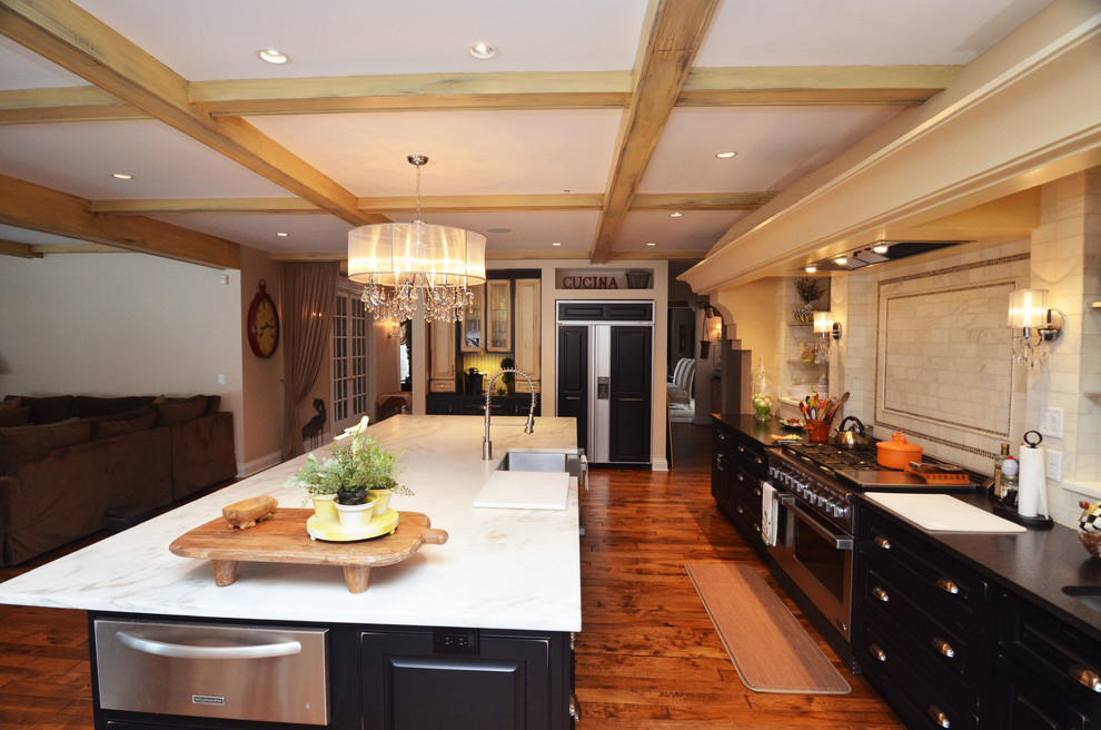 Danby Marble Rustic Kitchen New York by Italian Marble & Granite Inc Houzz