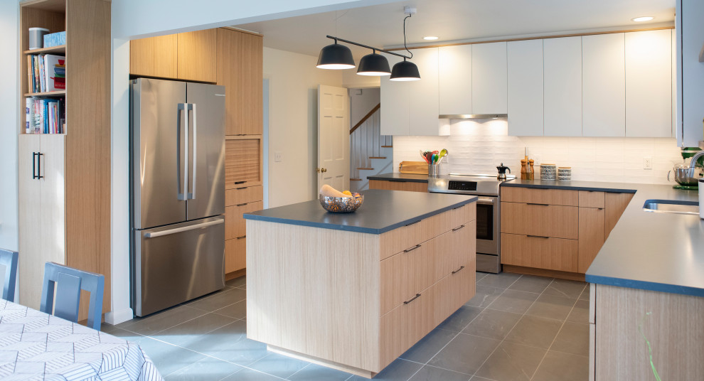 Design ideas for a scandi kitchen in New York.