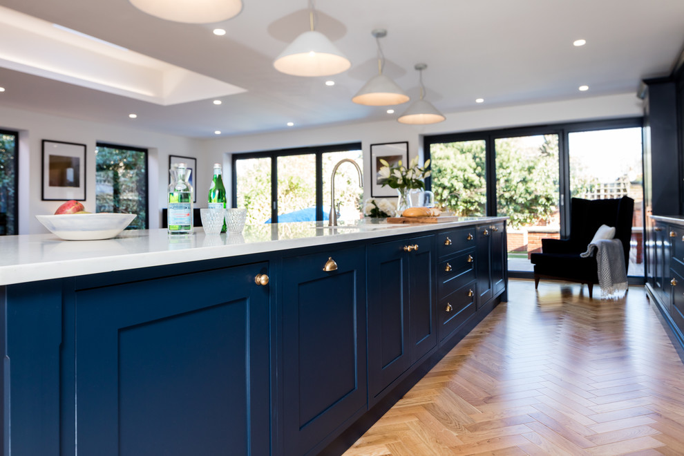Traditional kitchen in Berkshire.