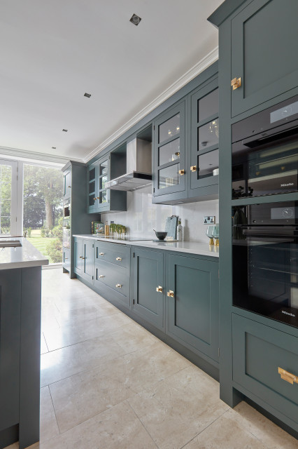 Dark Green Modern Kitchen - Transitional - Kitchen - Manchester - by Tom Howley | Houzz UK