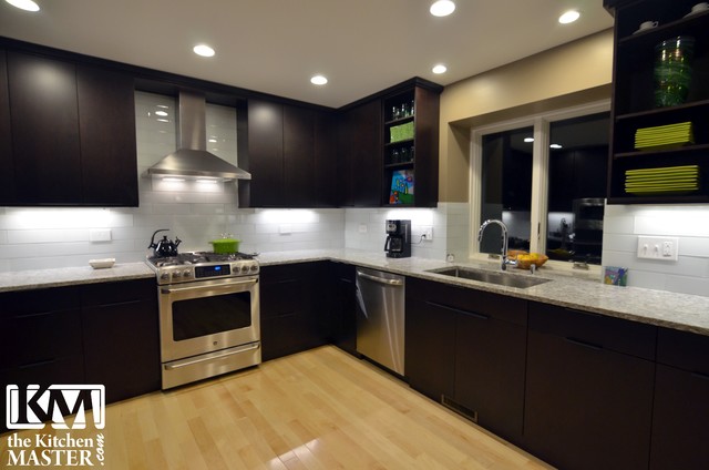 Dark Modern By Adam Hartig Akbd Modern Kitchen Chicago By The Kitchen Master Houzz Uk