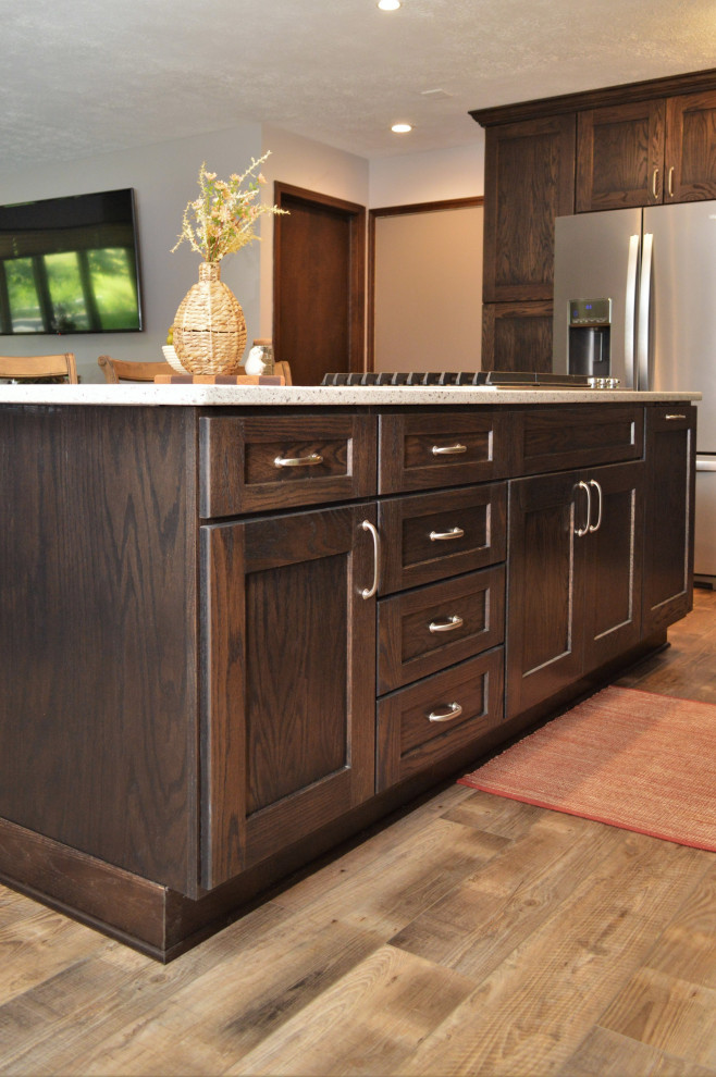 Dark Oak Kitchen. Haas Signature Collection - Rustic - Kitchen ...