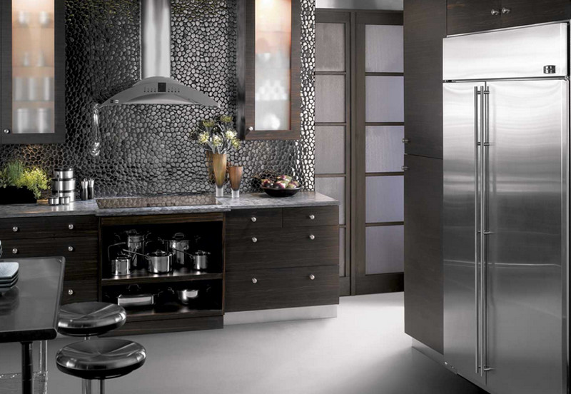 Dark Wood Kitchen Contemporary Kitchen Louisville by Monogram