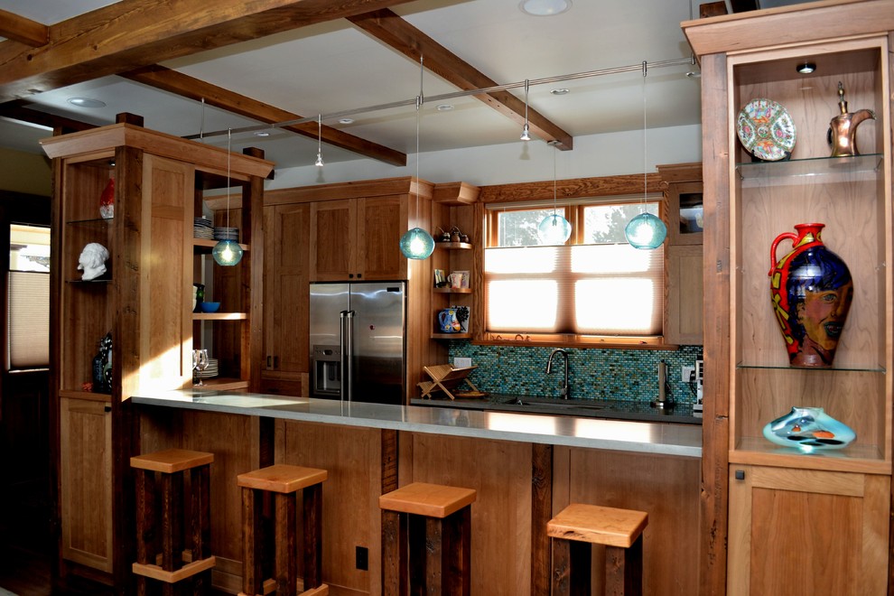 Inspiration for a modern kitchen remodel in Albuquerque