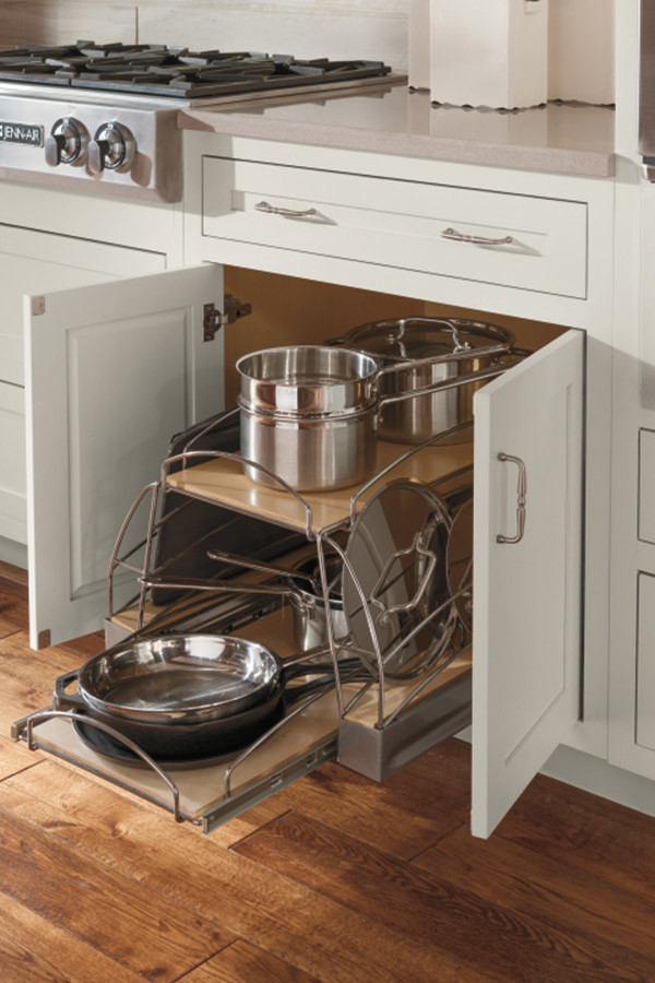 Decorá Base Pots and Pans Pullout Traditional Kitchen Other by MasterBrand