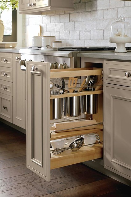 Tall Pantry Pull Out Tandem Cabinet - Kitchen Craft Cabinetry