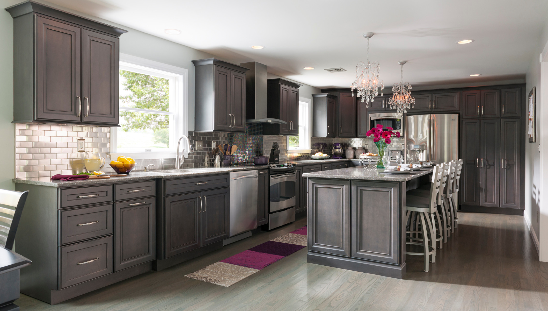 Decora Cabinets Warm Gray Kitchen Modern Kitchen Other By Masterbrand Cabinets Inc Houzz