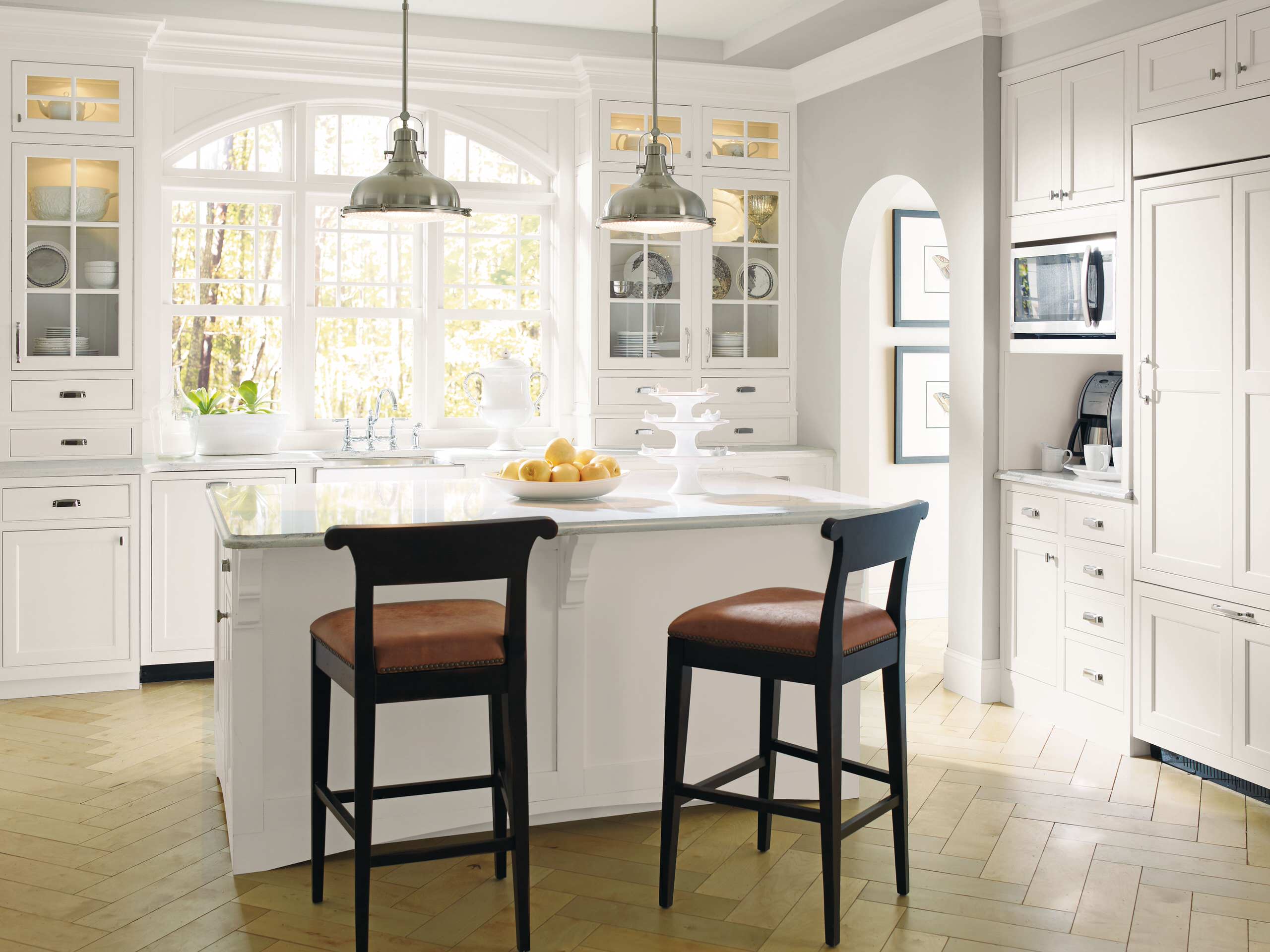 Decora Prescott White Kitchen Cabinets Traditional Kitchen Other By Masterbrand Cabinets Inc Houzz