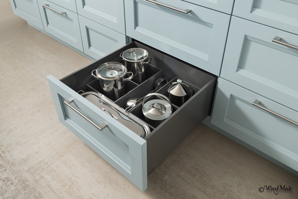 Deep Drawers for Pots Contemporary Kitchen Houston by