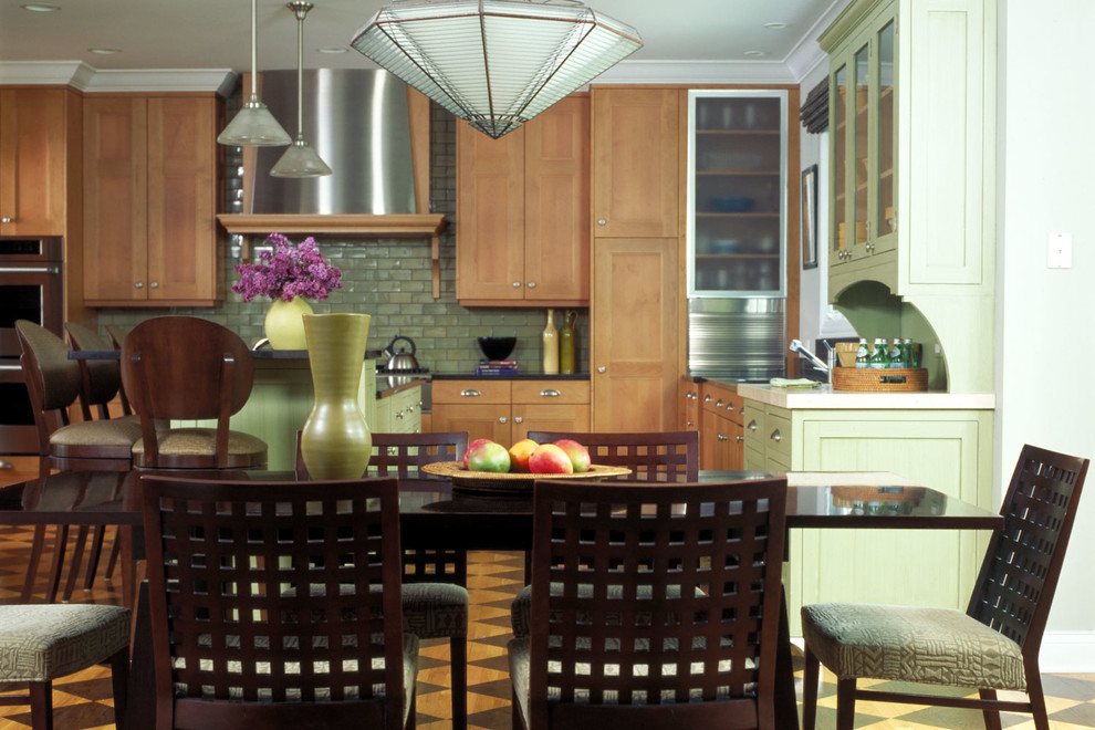 Deerfield 1 Transitional Kitchen Chicago by Stephanie Wohlner
