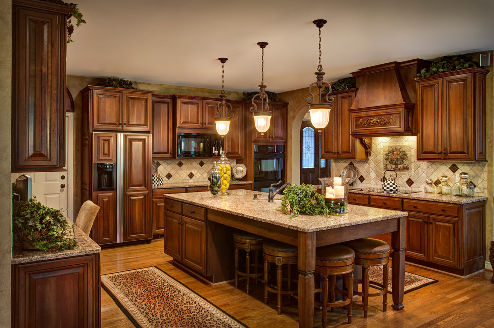 Traditional kitchen in Detroit.
