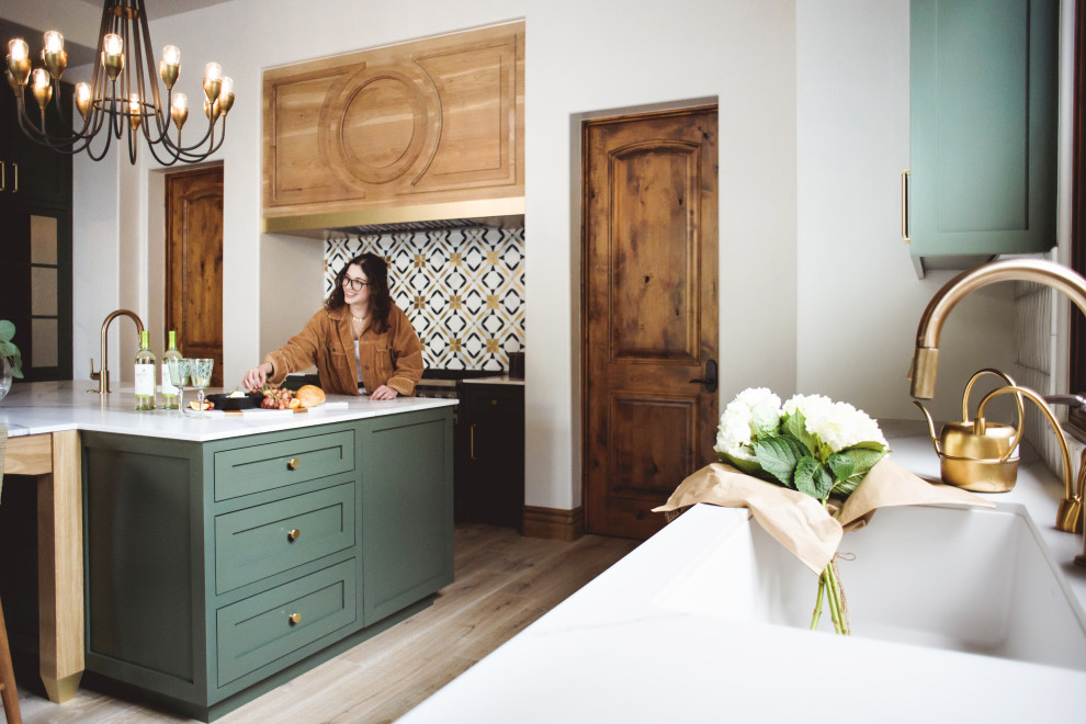 Del Mar Green - Transitional - Kitchen - San Diego - by Savvy Interiors ...