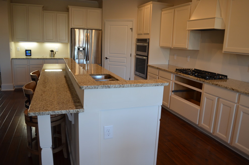Del b Island Expansion and Granite Countertops Transitional