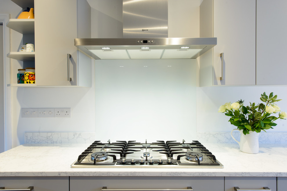 Inspiration for a medium sized contemporary kitchen in Kent.