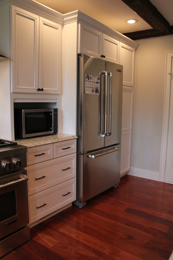 Delray Farmhouse Kitchen Portland Maine by Jessica Enman Houzz