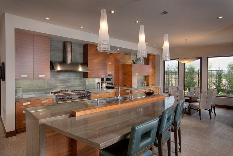 Desert Cool - Contemporary - Kitchen - San Diego - by Hill Construction