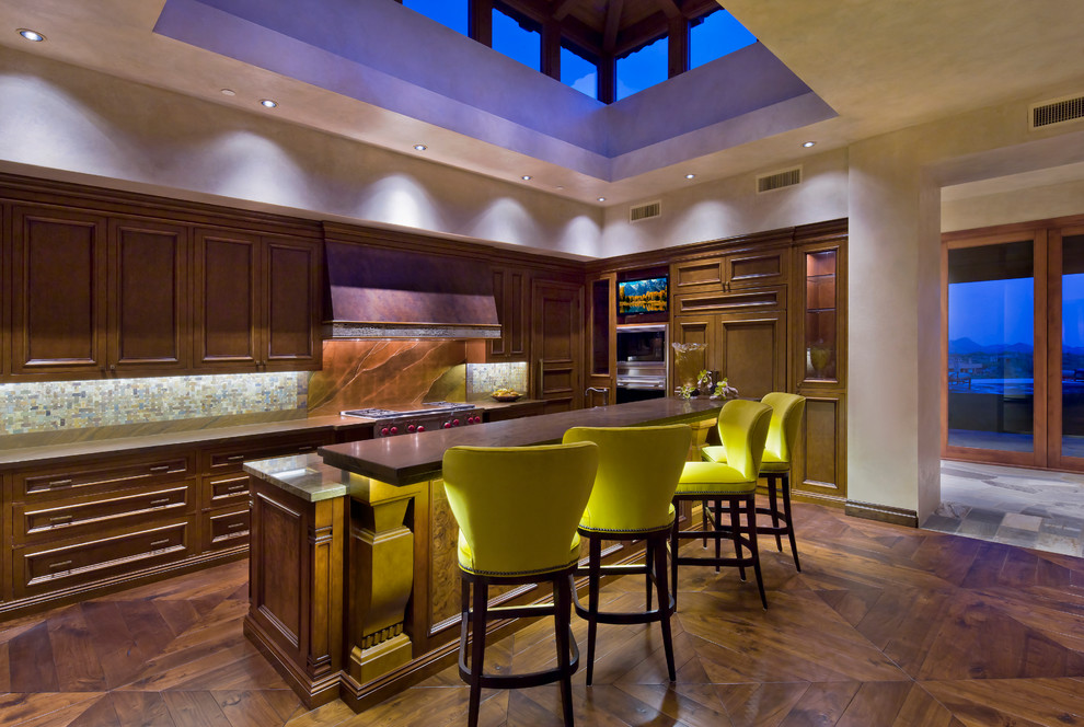 Elegant kitchen photo in Phoenix