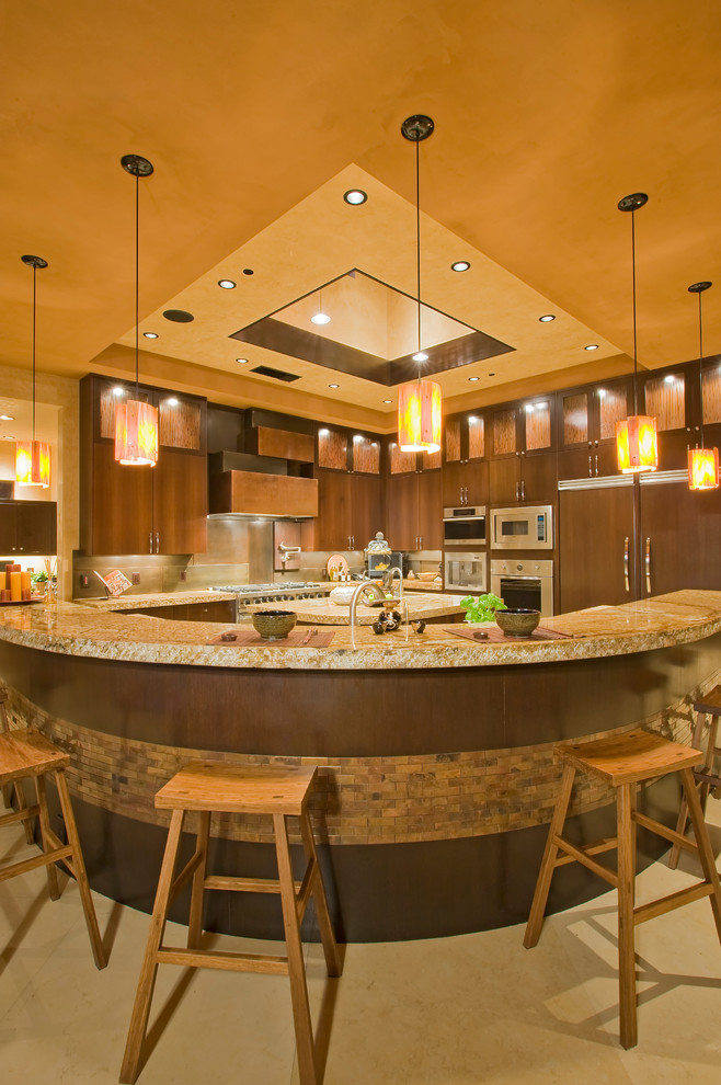 Design ideas for a contemporary kitchen in Las Vegas.