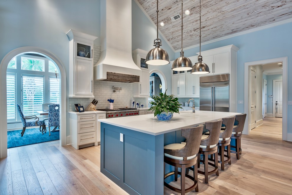 Destin Lake House Oasis Tropical Kitchen Other By Bob Chatham Custom Home Design Houzz