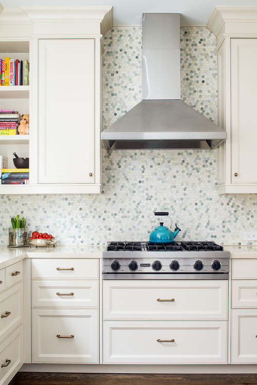 White Penny Tile Backsplash Classic & Timeless Penny Tiles - Backsplash ...