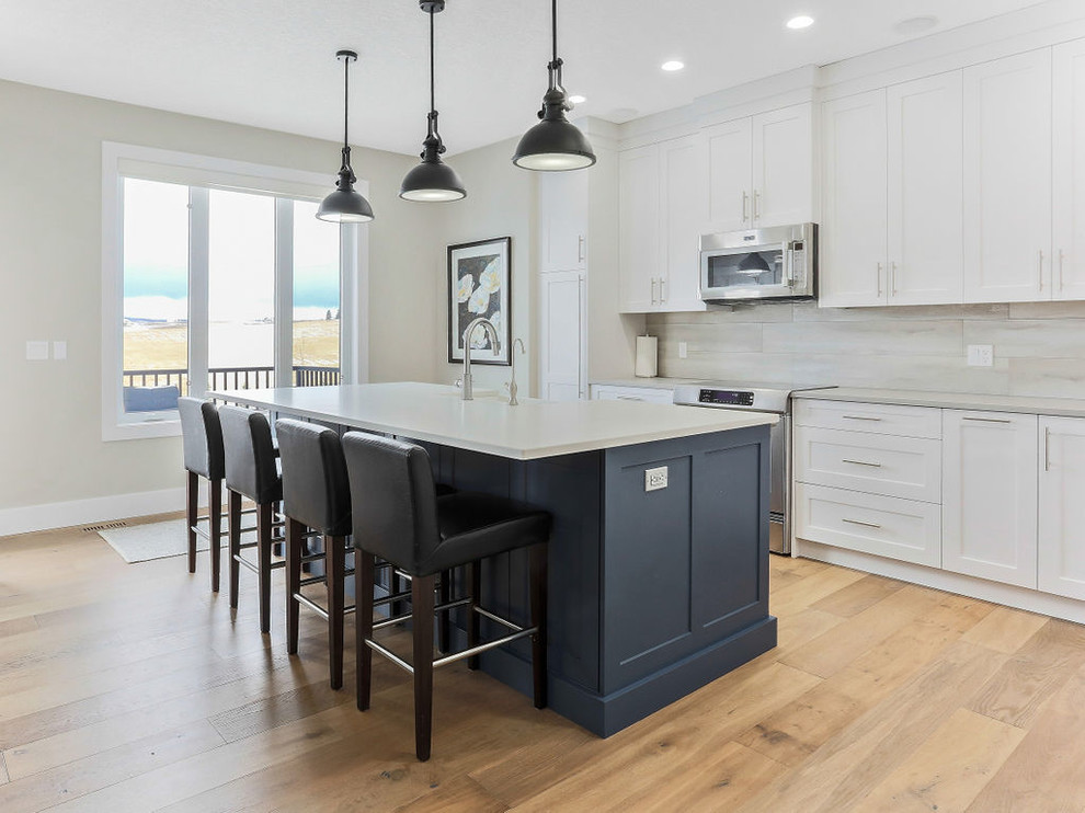DeWinton Kitchen Renovation Contemporary Kitchen Calgary by Birchstone Homes Houzz