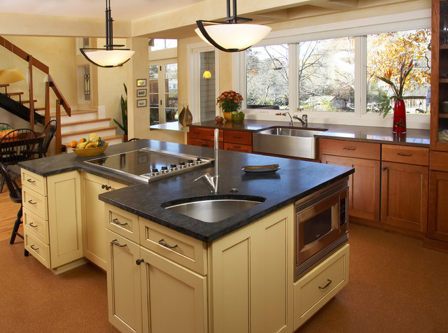 Dining Room And New Stair Contemporary Kitchen Kansas City By Rdm Architecture Houzz