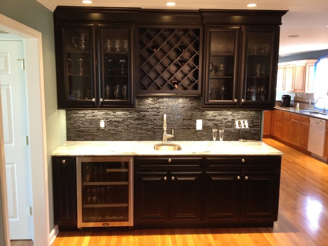 Dining room wet bar - Traditional - Kitchen - New York - by Fitzpatrick ...