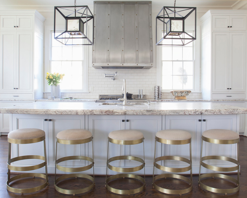 Transitional kitchen photo in Charlotte