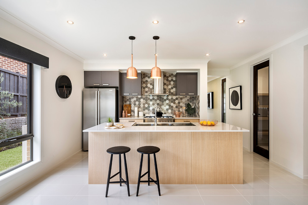 Design ideas for a scandi kitchen in Melbourne.