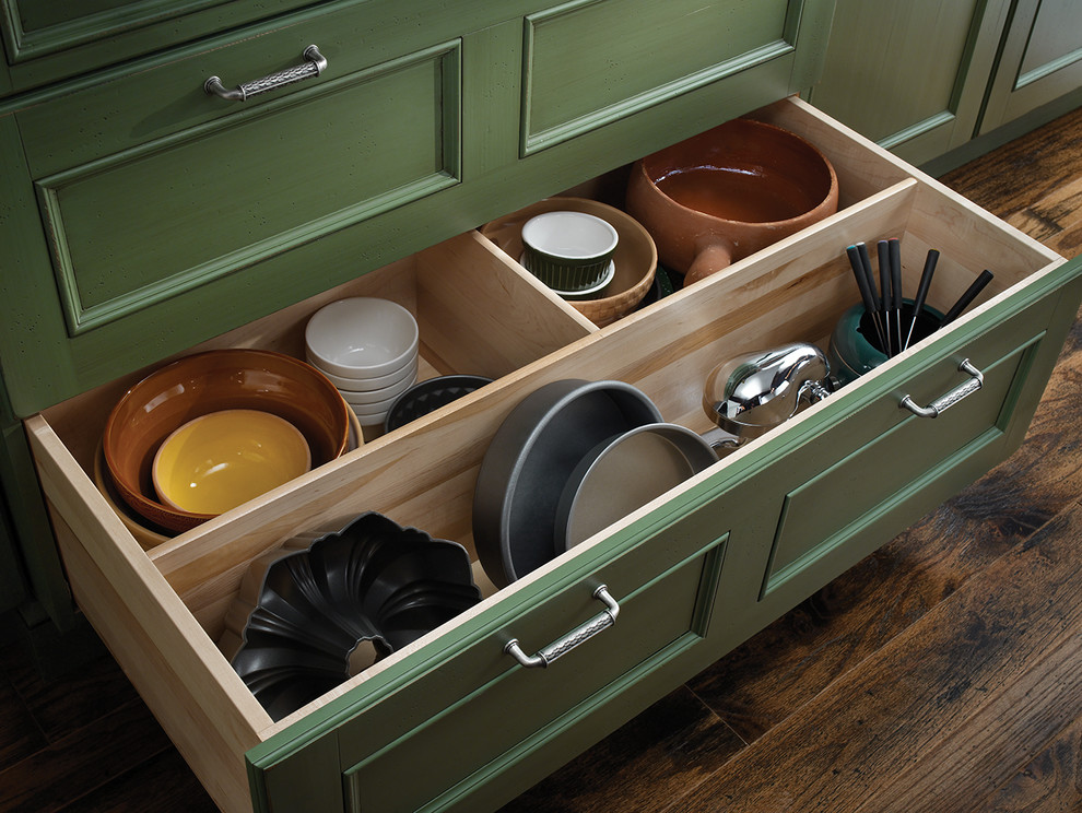 Divided Storage Drawer Kitchen Other by WoodMode Fine Custom